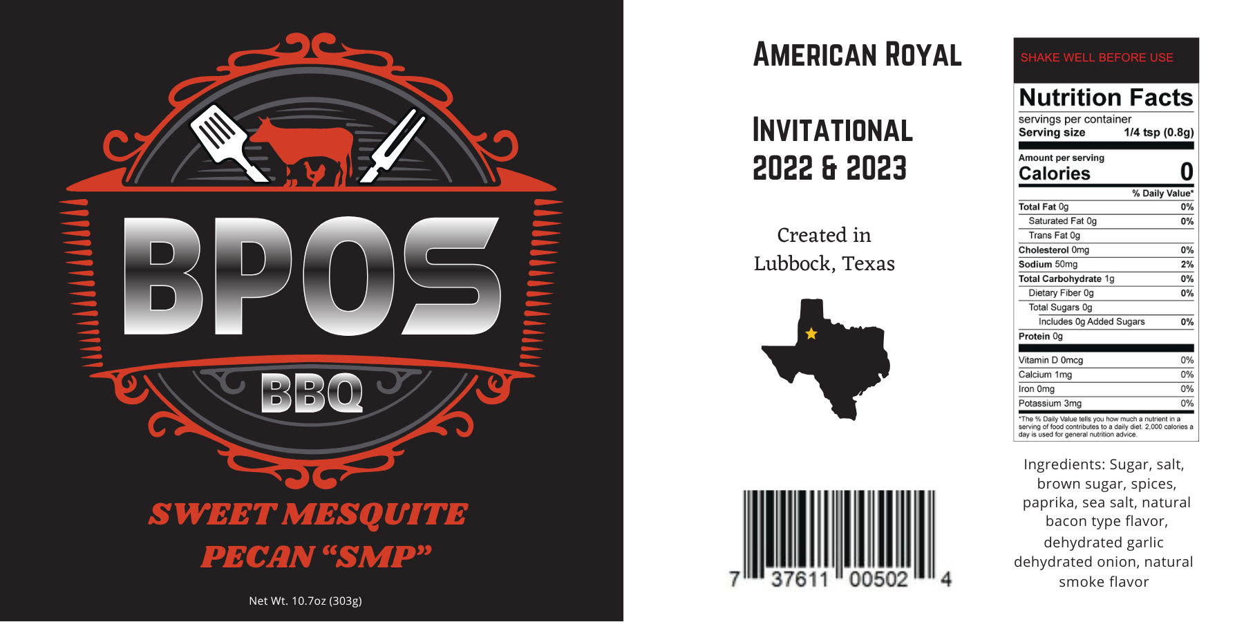 Sweet Mesquite Pecan BBQ Seasoning